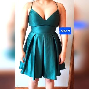 Dk Green Formal short dress